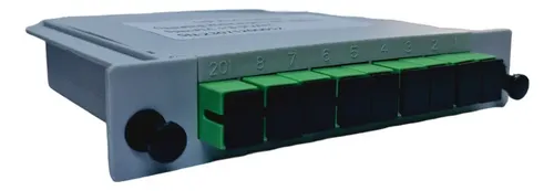 Derivador Splitter 1x8 Fibra Optica Plc P/ Modulo Rack Lgx - Imagen 3