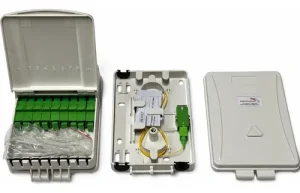 Caja Nap Distribucion Fibra Optica Ftth Edificio 1x8 Sc/apc