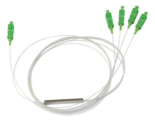 Splitter Fibra Optica Opf Plc Sm 1x4 Con Conector Sc/apc - Imagen 2
