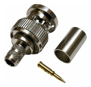 Conector Bnc Macho Crimpear Cable Rg-58 Amphenol 31-320 Rfx