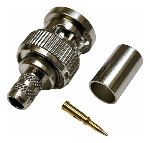 Conector Bnc Macho Crimpear Cable Rg-58 Amphenol 31-320 Rfx