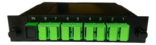 Derivador Splitter 1x8 Fibra Optica Plc P/ Modulo Rack Lgx - Imagen 6