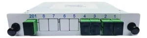Derivador Splitter 1x4 Fibra Optica Plc P/ Modulo Rack Lgx