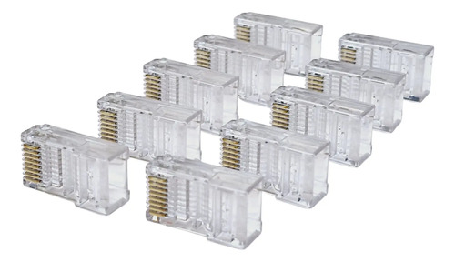 Conector Ficha Rj-45 Amp 8 Pines Red Utp Tyco Electronics - Imagen 4