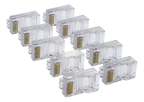 Conector Ficha Rj-45 Amp 8 Pines Red Utp Tyco Electronics - Imagen 2